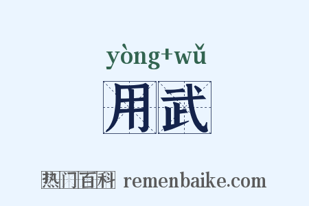 用武是什么意思的图片